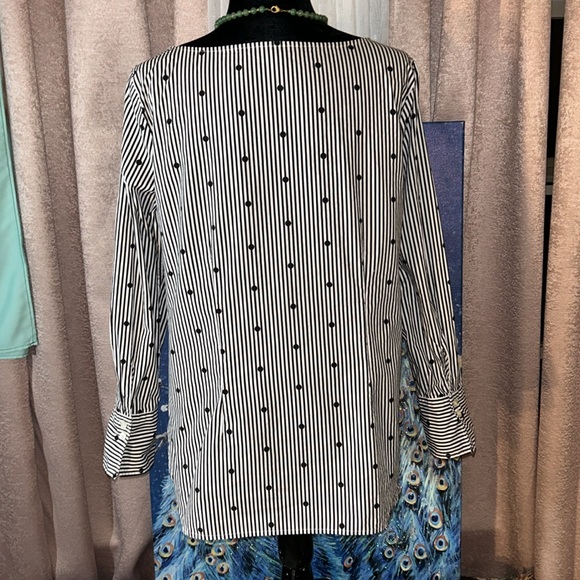 Talbots Size M Boat Neckline Blouse - Picture 7 of 11